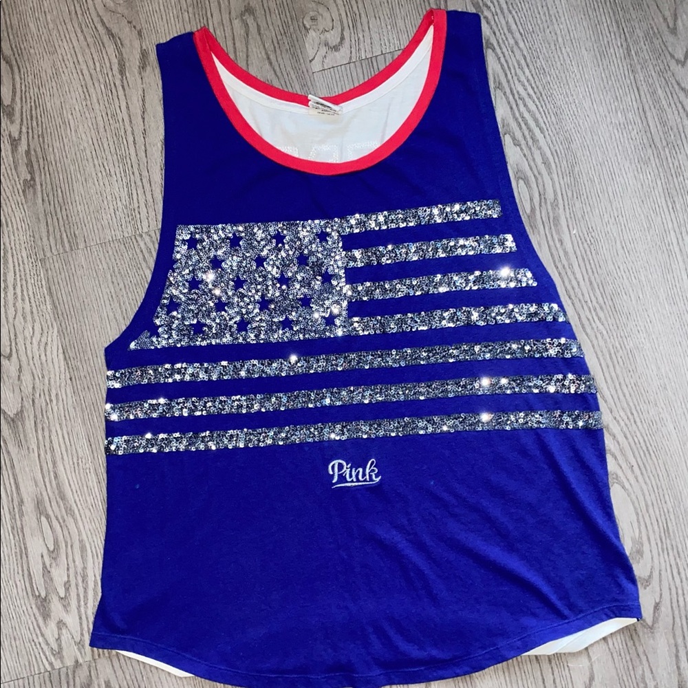 Victoria’s Secret Pink sequin tank top